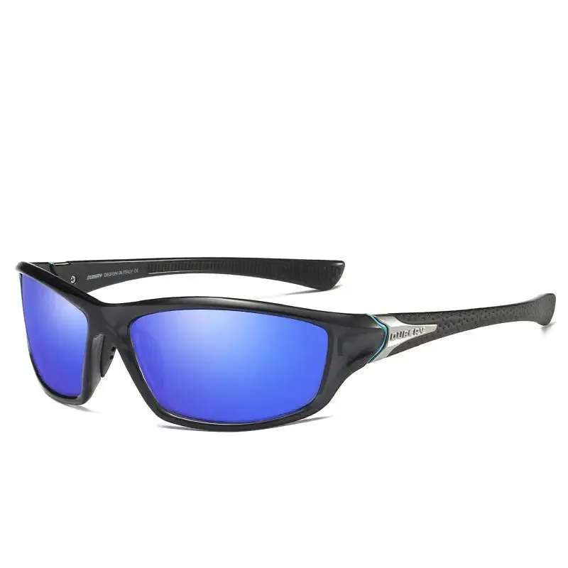 Square Sports Sunglasses Men with Polarized Lenses & UV400 Protection