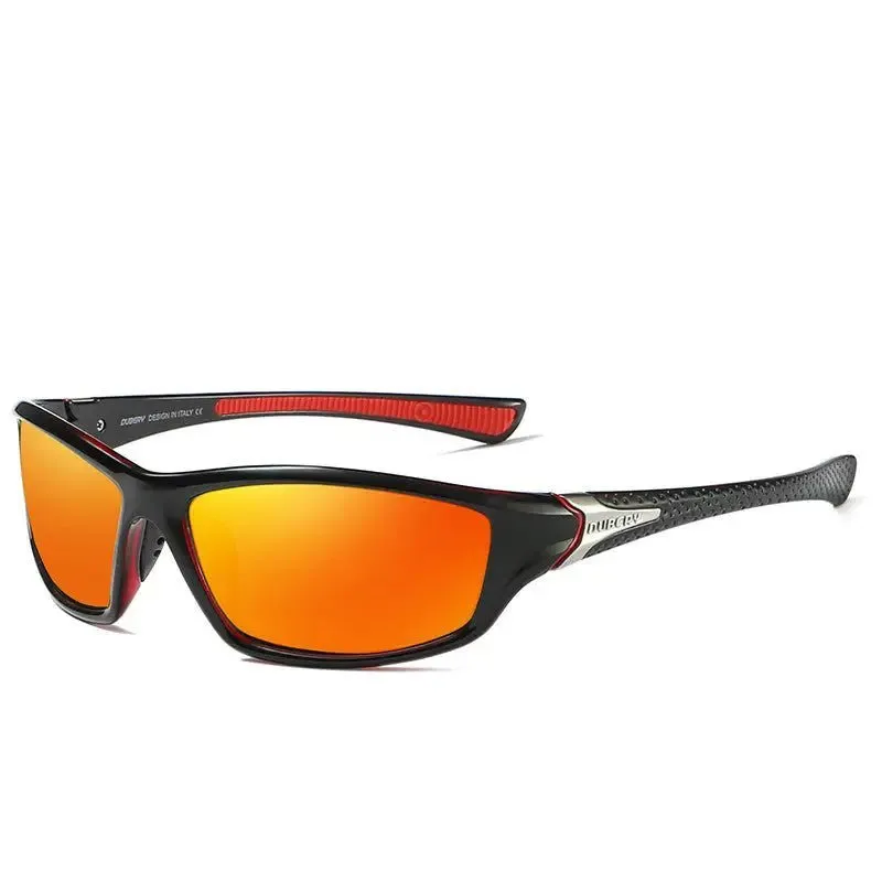 Square Sports Sunglasses Men with Polarized Lenses & UV400 Protection