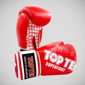 Top Ten Superfight Boxing Gloves Red