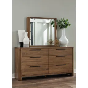 Totes Six Drawer Dresser in English Walnut