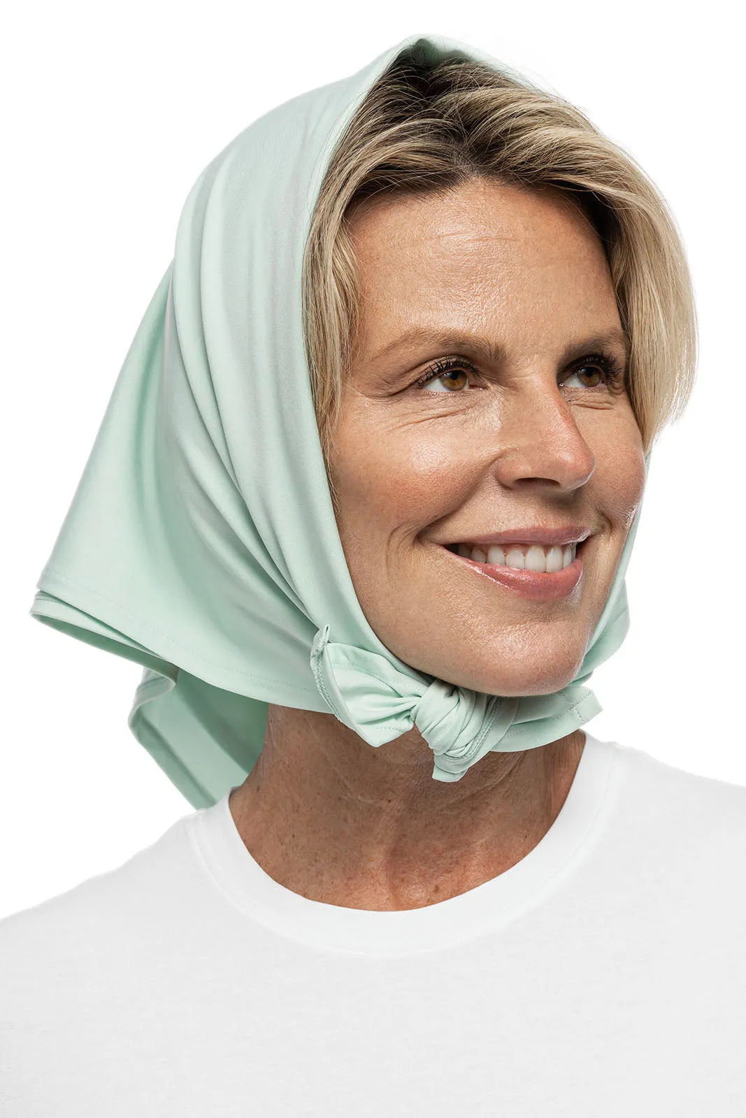 Unisex Virasana Performance Sun Bandana  |  Misty Aqua