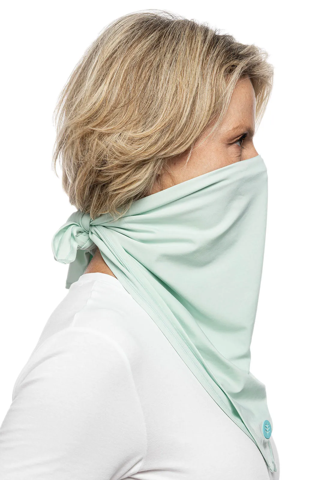 Unisex Virasana Performance Sun Bandana  |  Misty Aqua