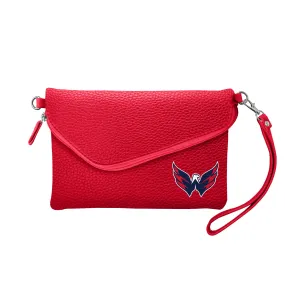 Washington Capitals Fold Over Crossbody Pebble