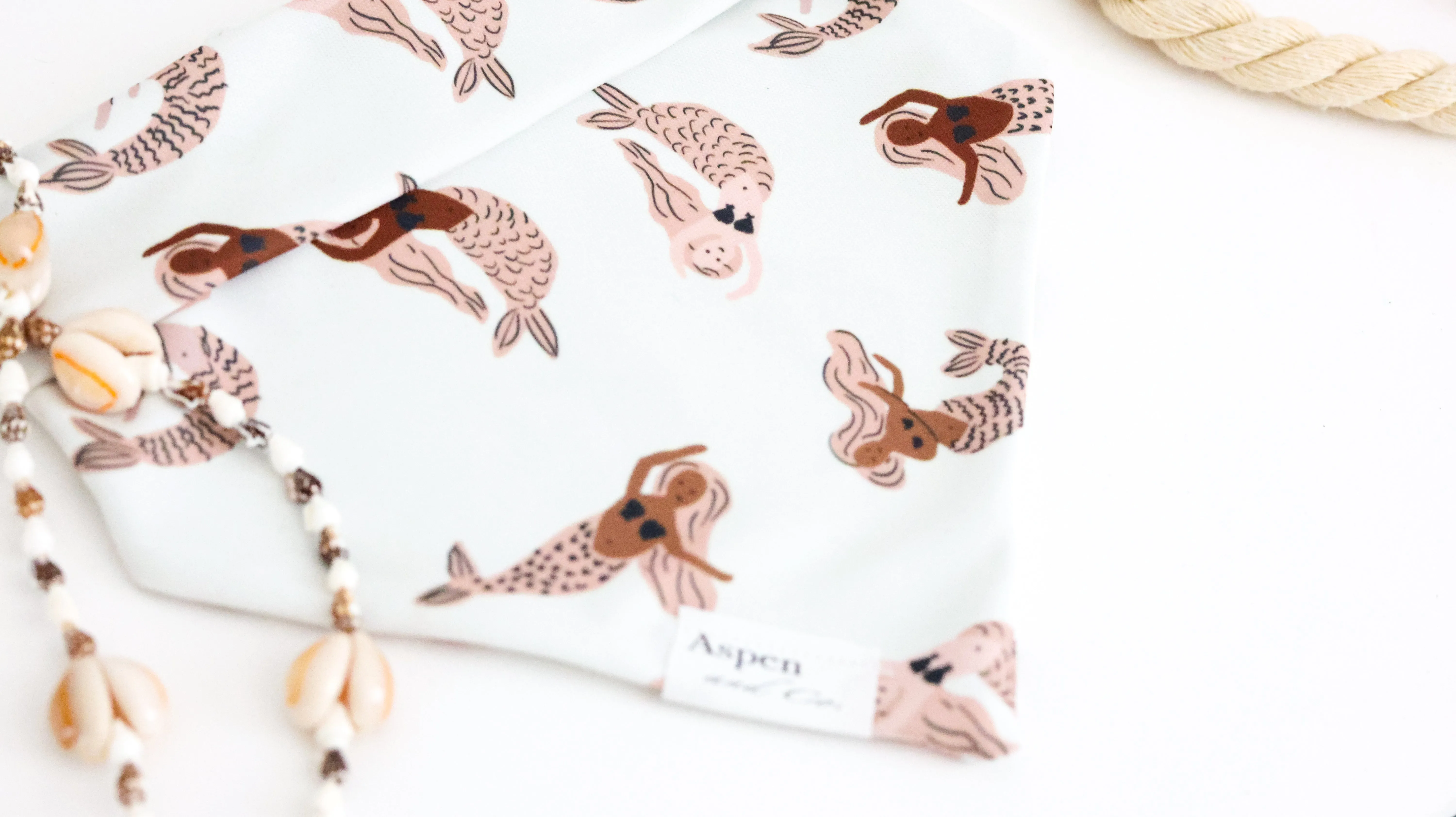 Weatherproof Dog Bandana - Mermaids