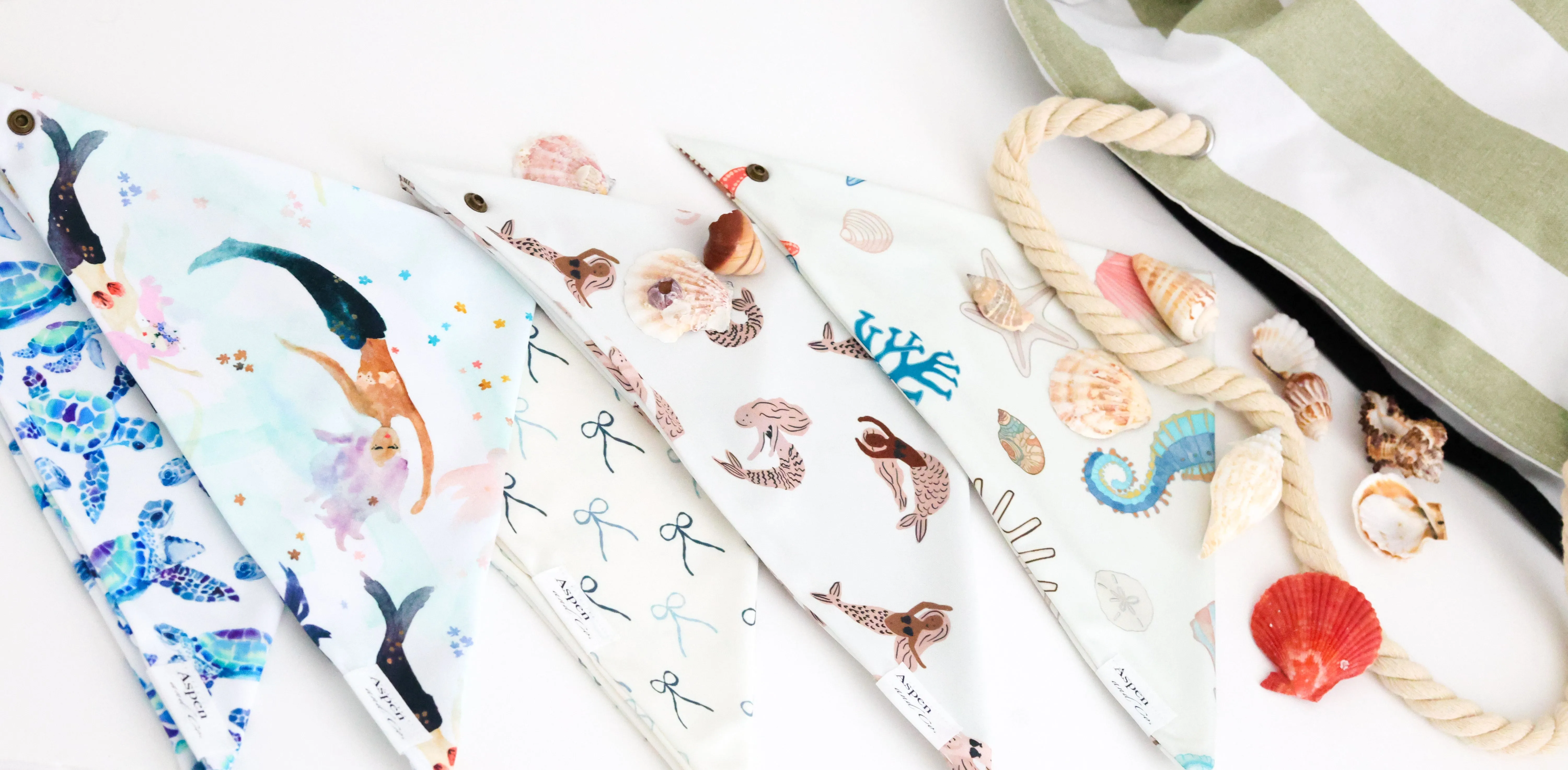 Weatherproof Dog Bandana - Sand & Surf