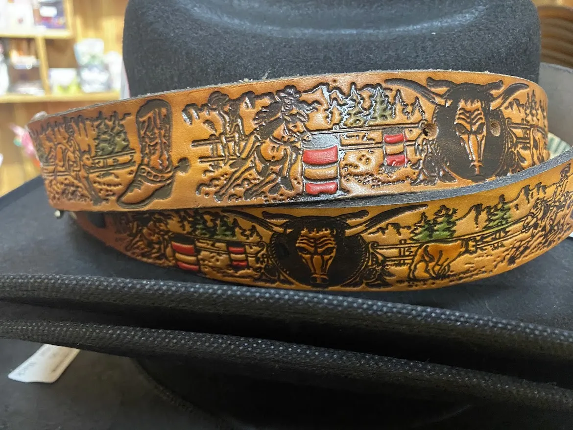Western Leather Belts