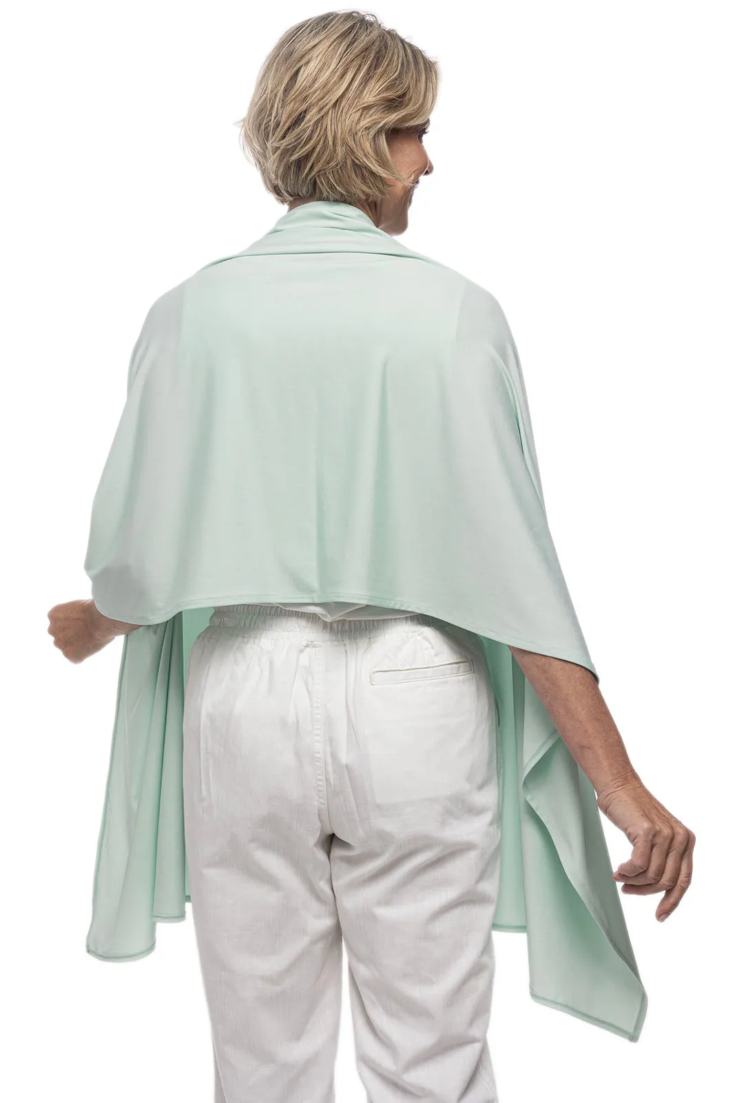 Women's Bhakti Sun Shawl  |  Misty Aqua